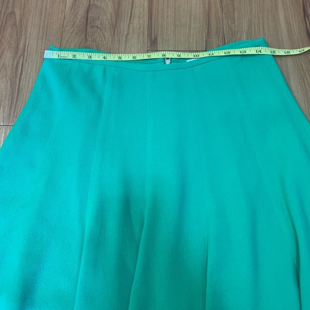 Sandro Juliette Emerald Green Flared Mini Skirt - Picture 7 of 15